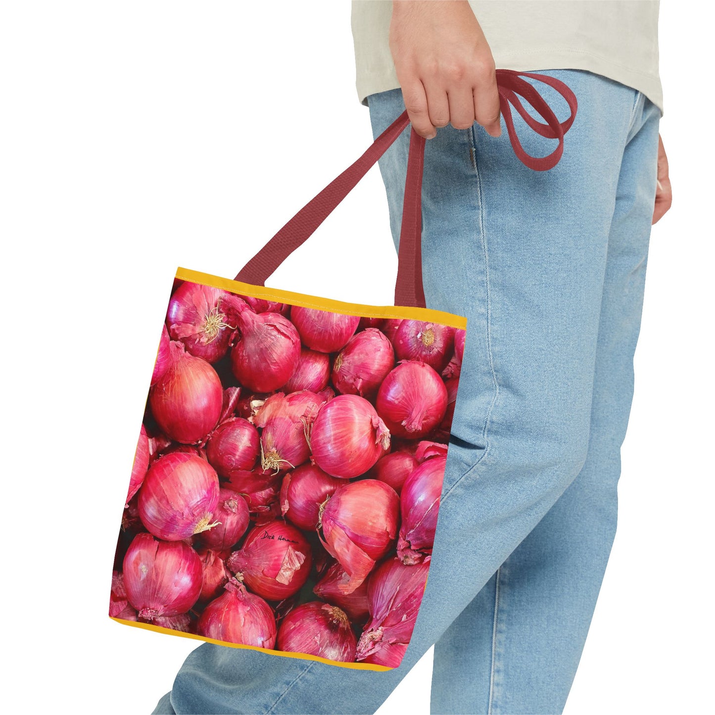 Red Onions Tote Bag