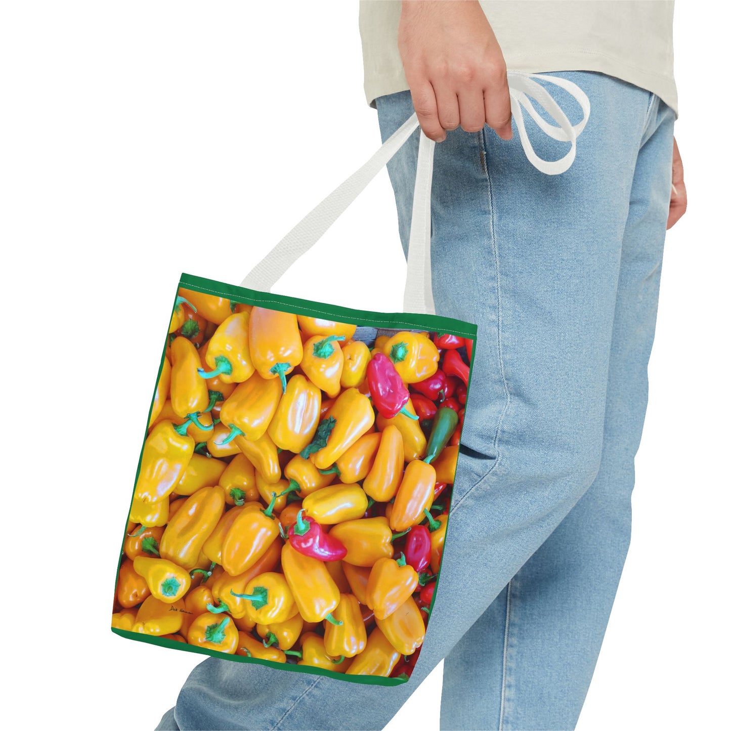 Yellow Peppers Tote Bag