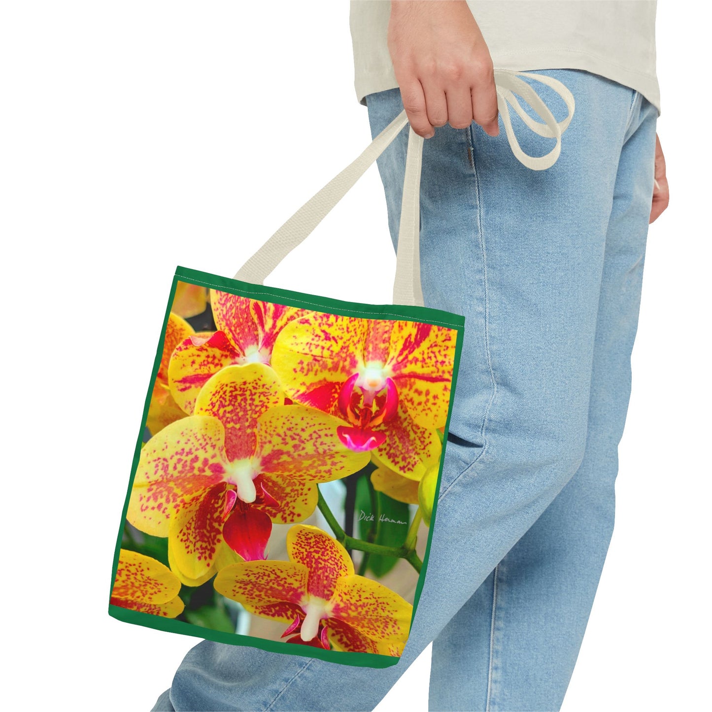 Yellow Orchid Tote