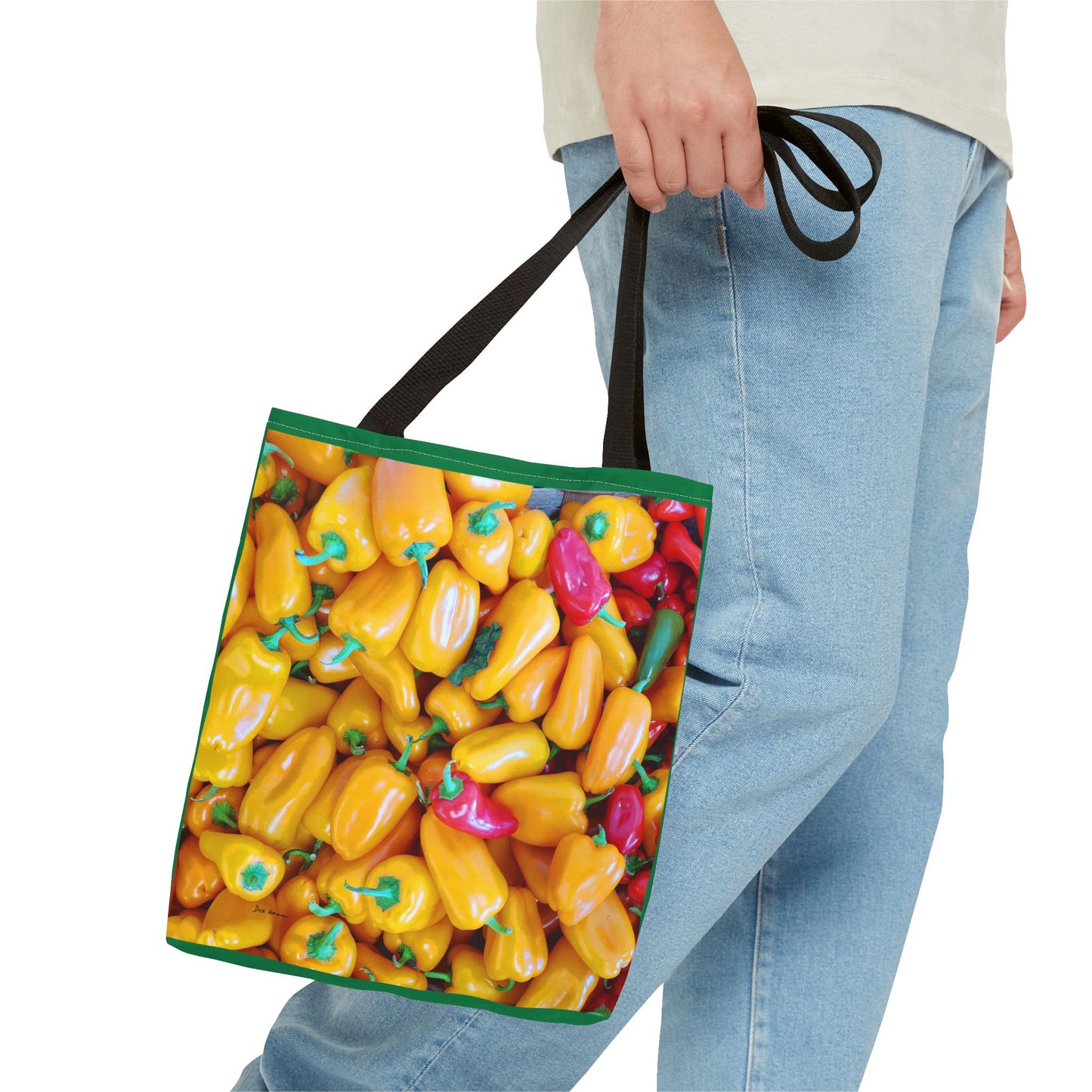 Yellow Peppers Tote Bag