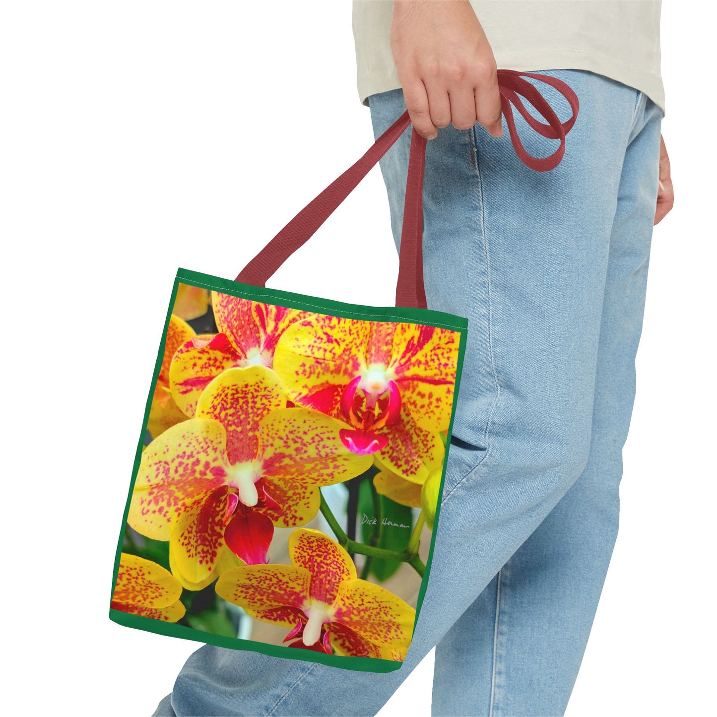 Yellow Orchid Tote