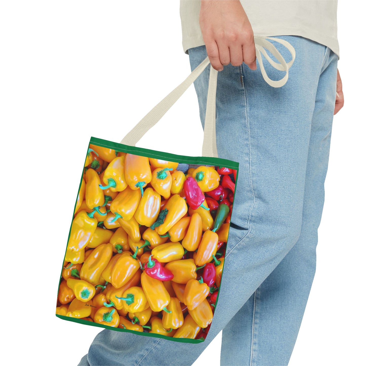 Yellow Peppers Tote Bag