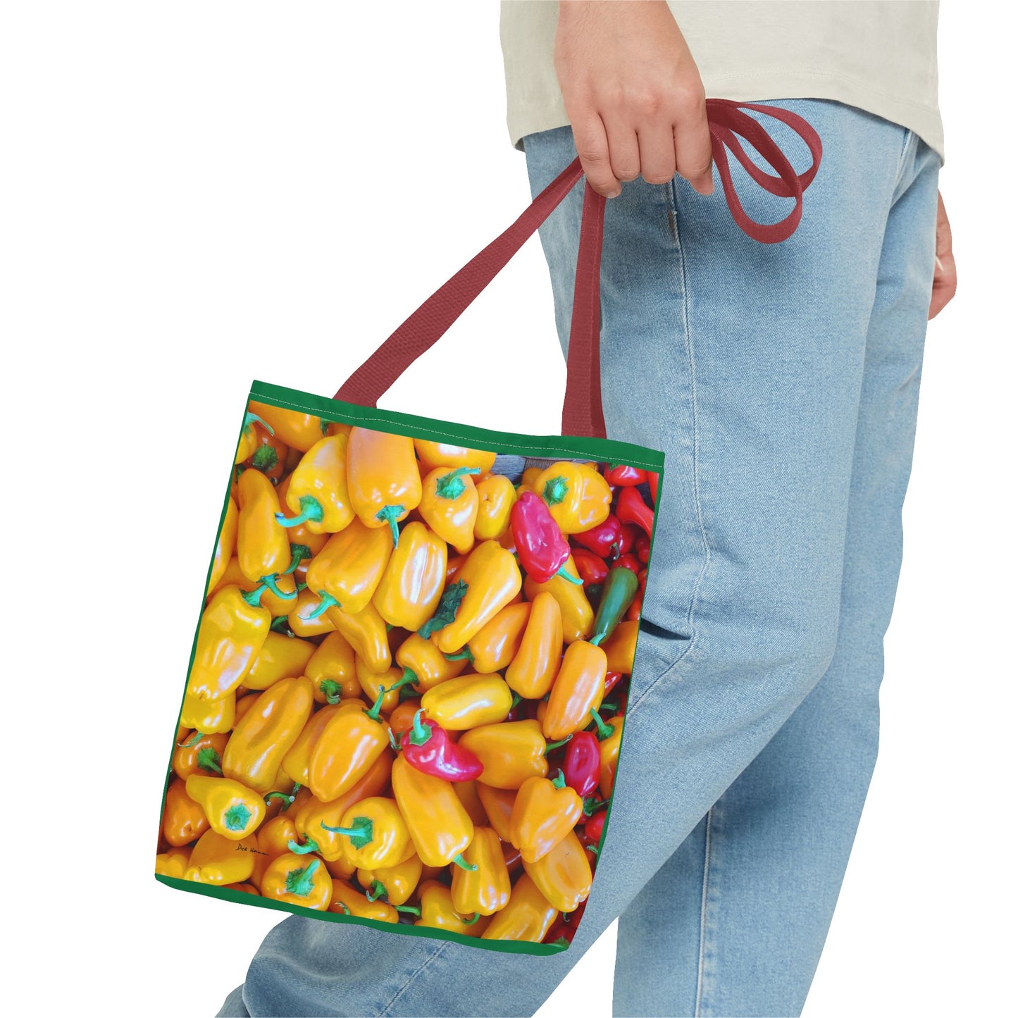 Yellow Peppers Tote Bag