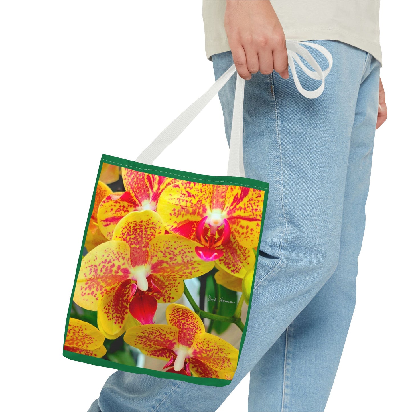 Yellow Orchid Tote