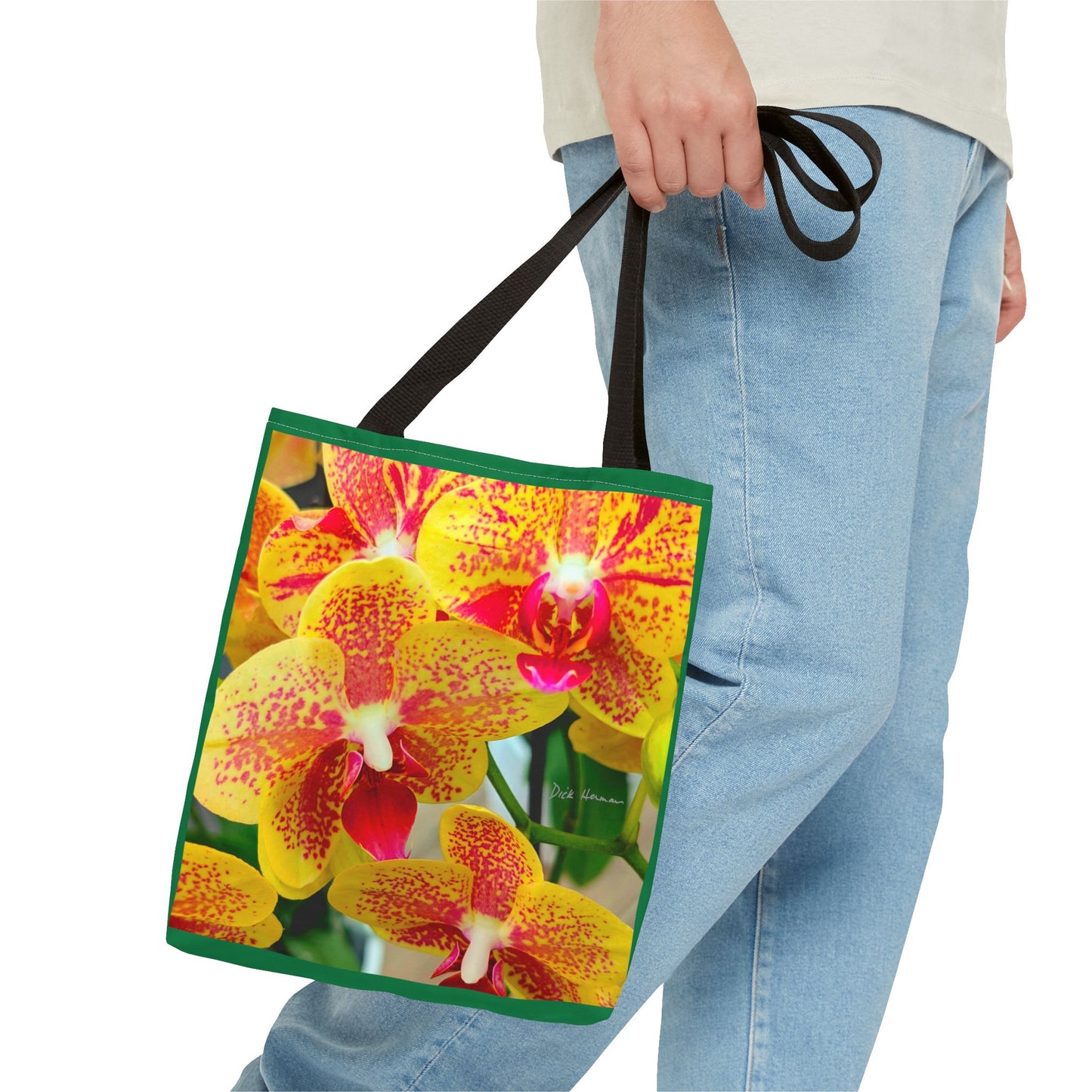 Yellow Orchid Tote