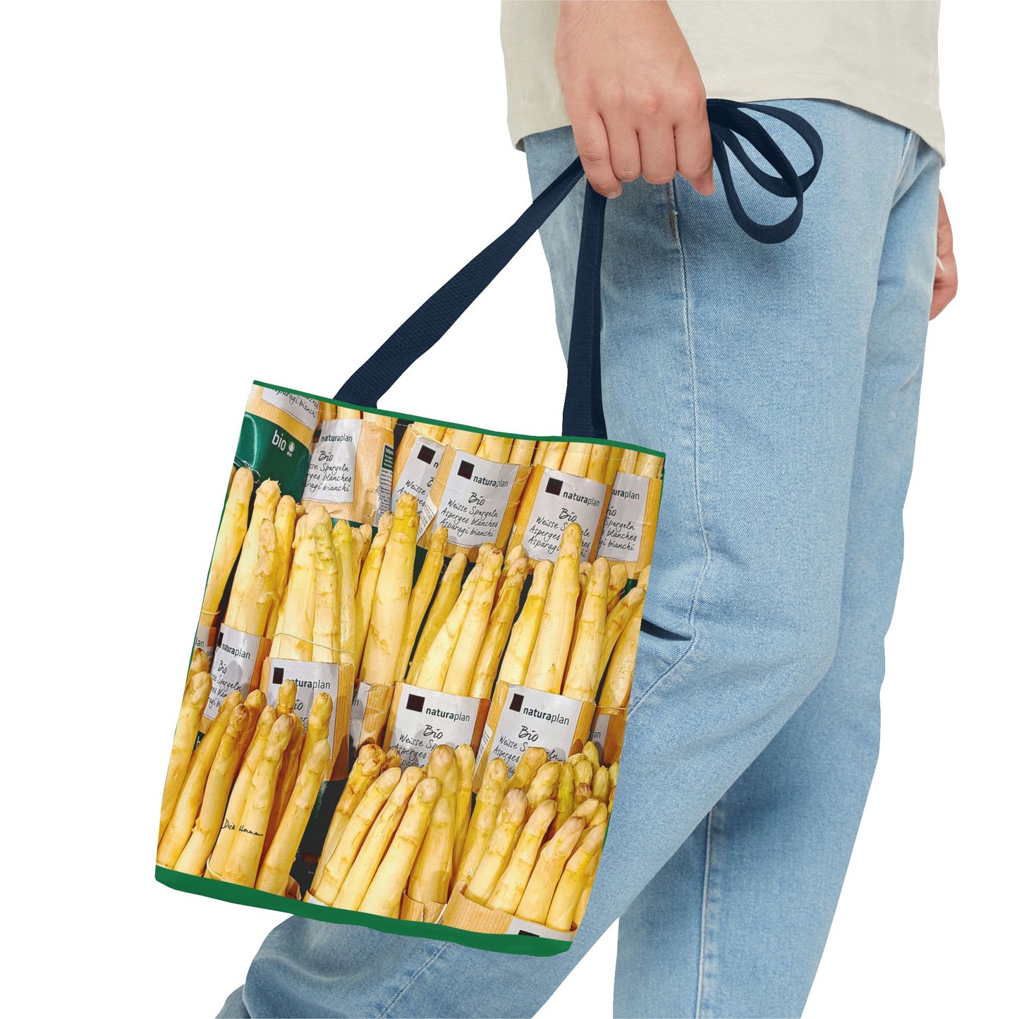 White Asparagus Tote Bag (AOP)