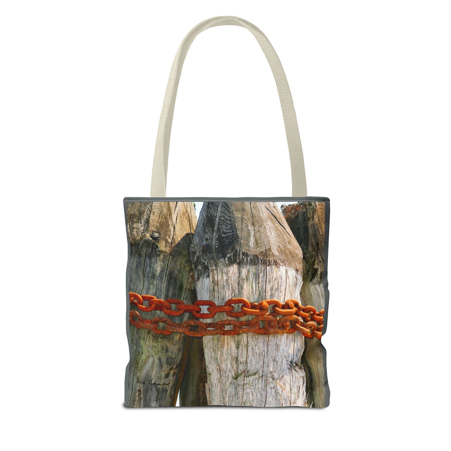 Chained Piles Tote Bag