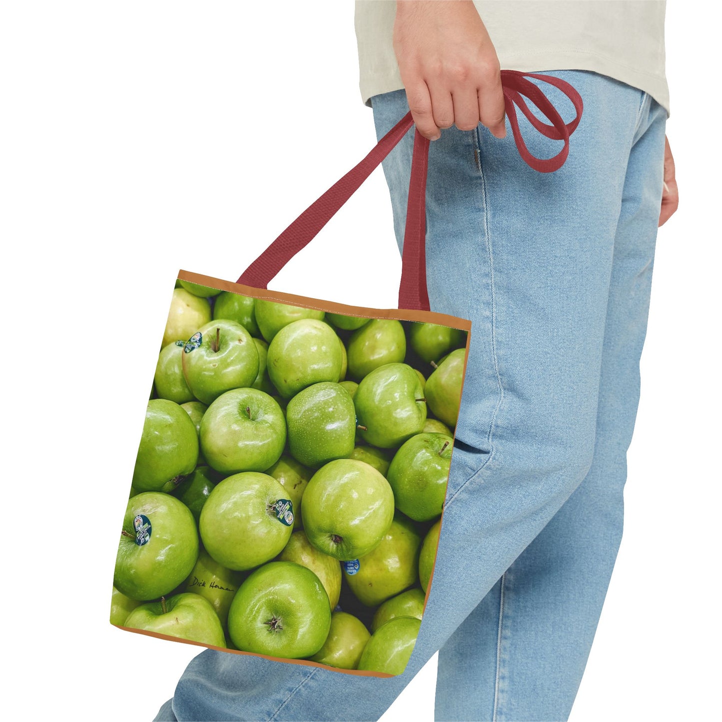 Green Apples Tote Bag (AOP)