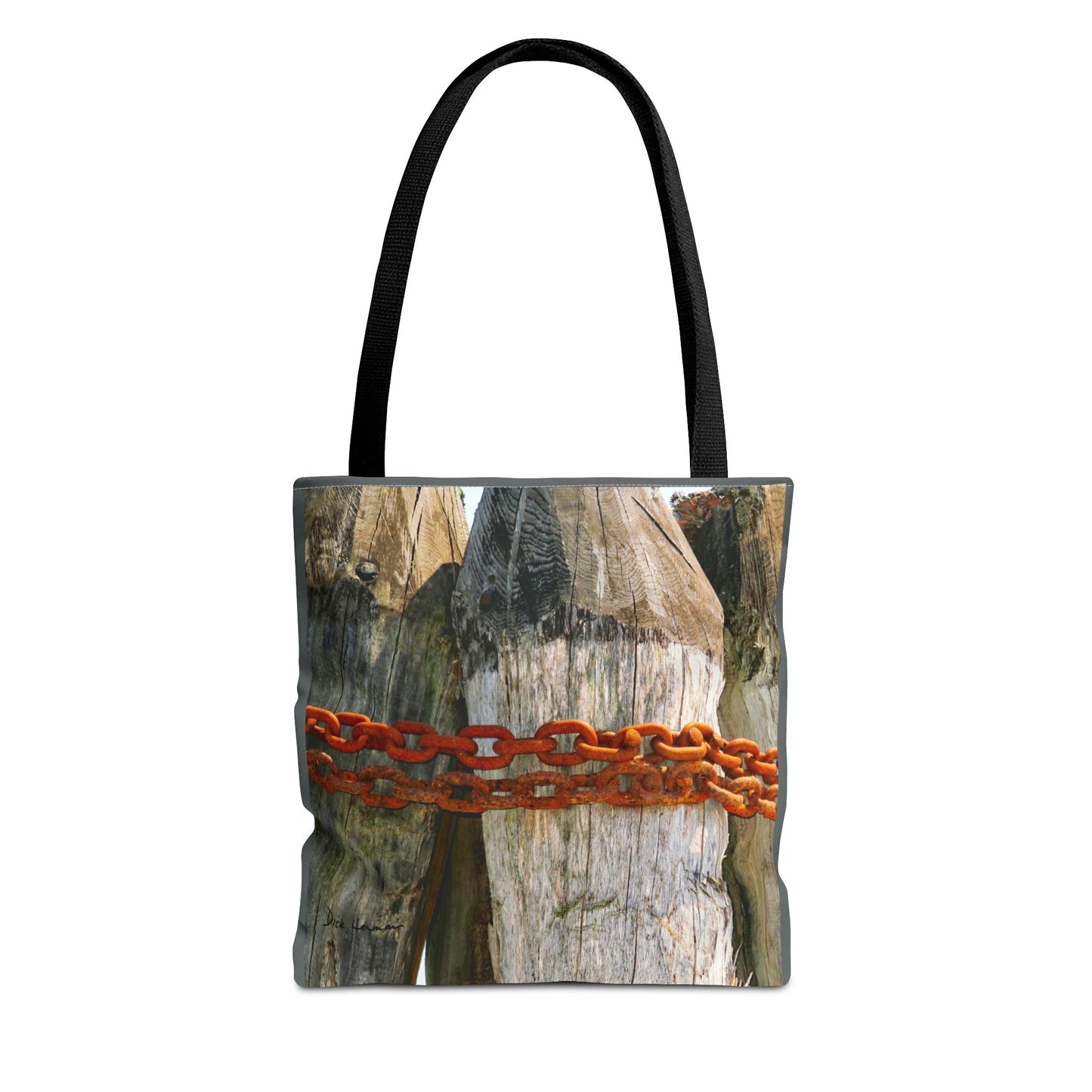 Chained Piles Tote Bag