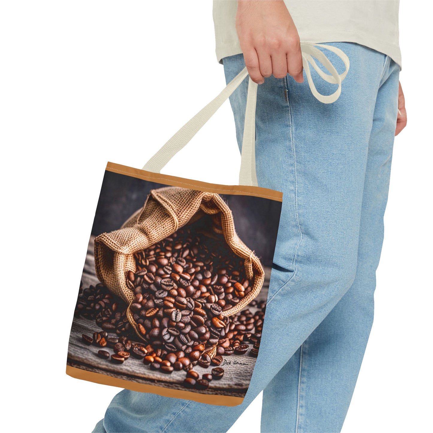 Coffee Beans Tote Bag (AOP)