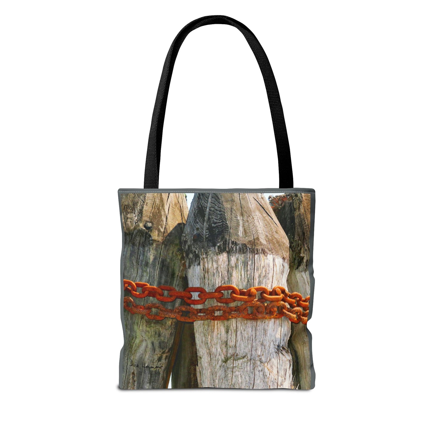 Chained Piles Tote Bag