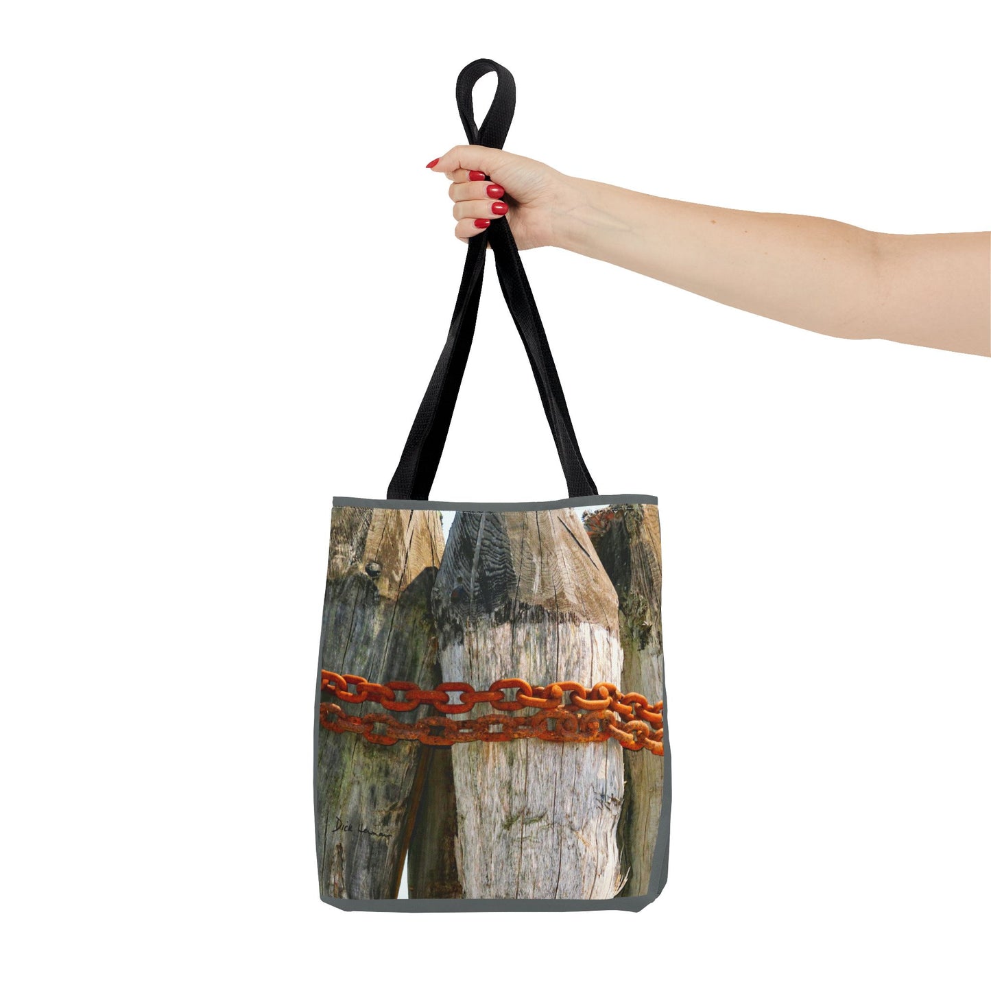 Chained Piles Tote Bag