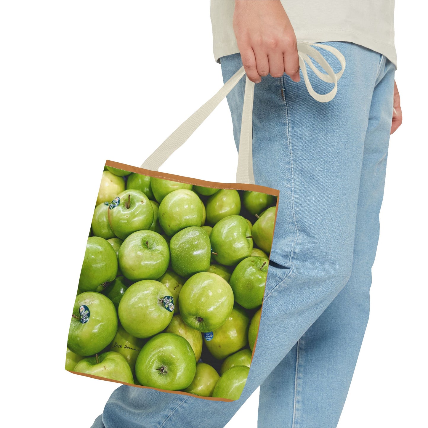 Green Apples Tote Bag (AOP)