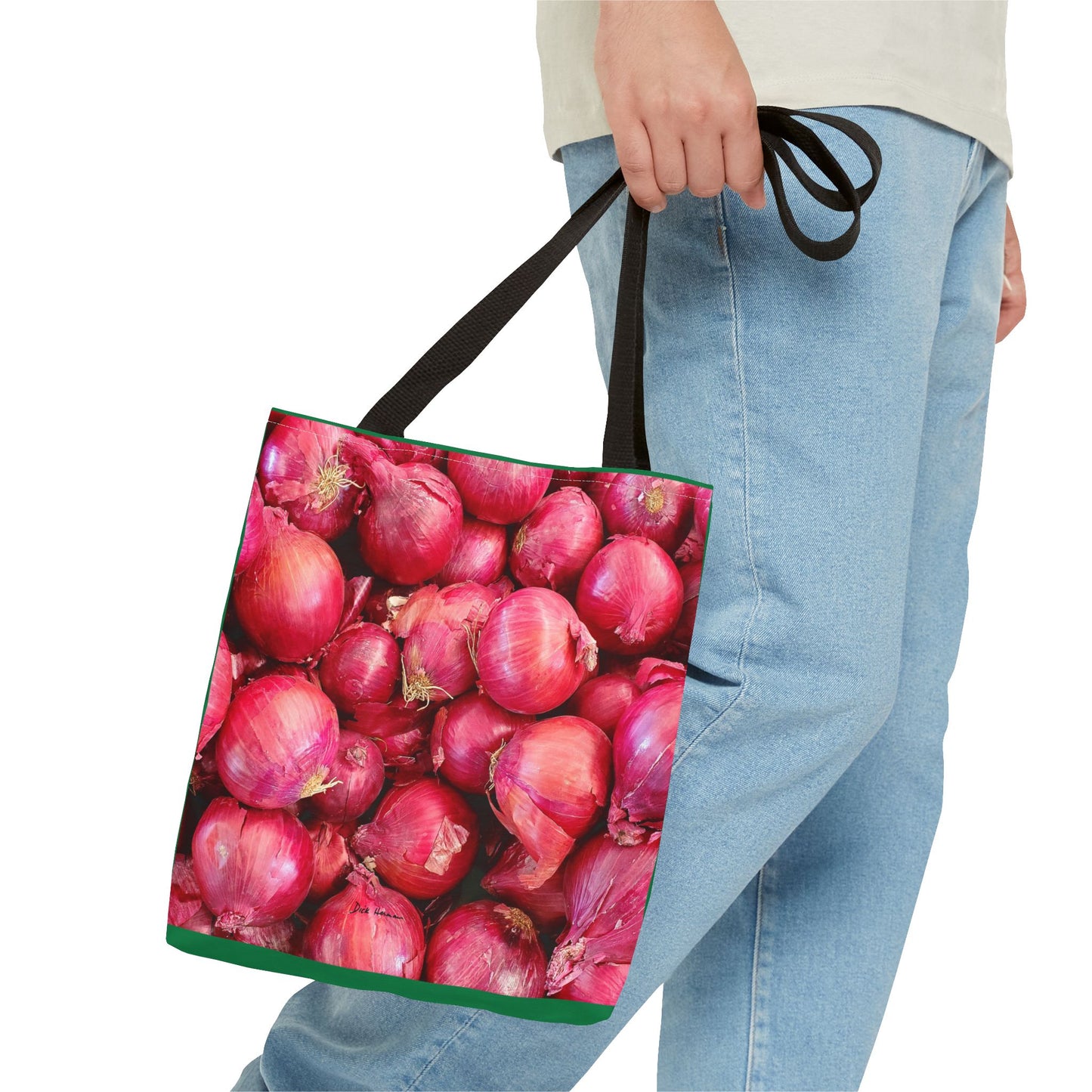 Red Onions Tote Bag (AOP)