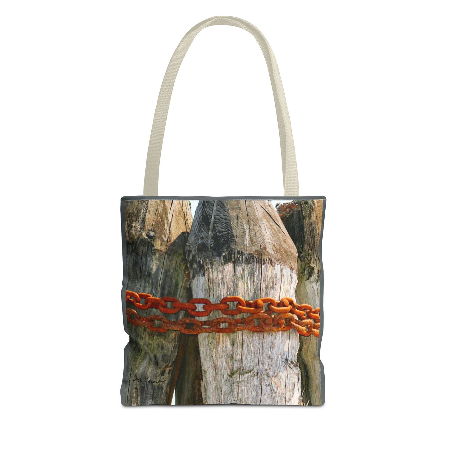 Chained Piles Tote Bag