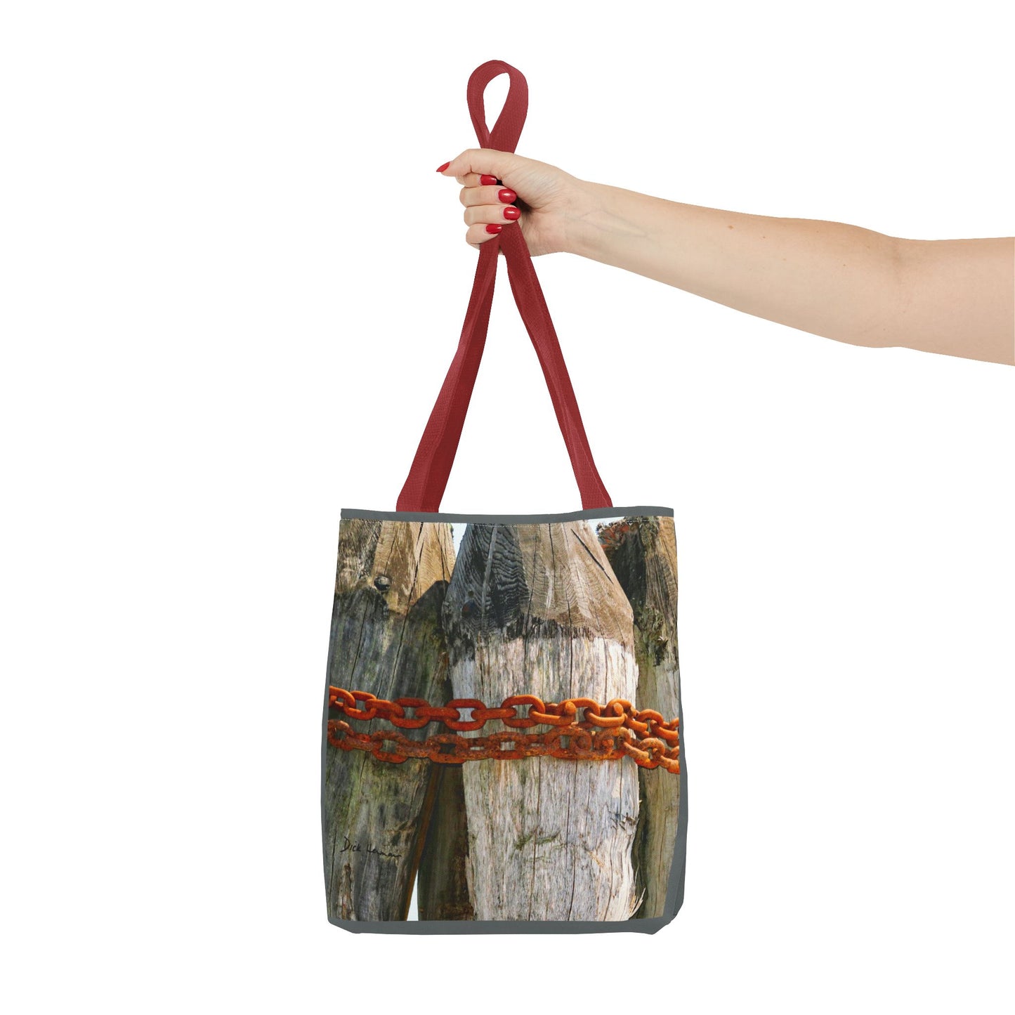 Chained Piles Tote Bag