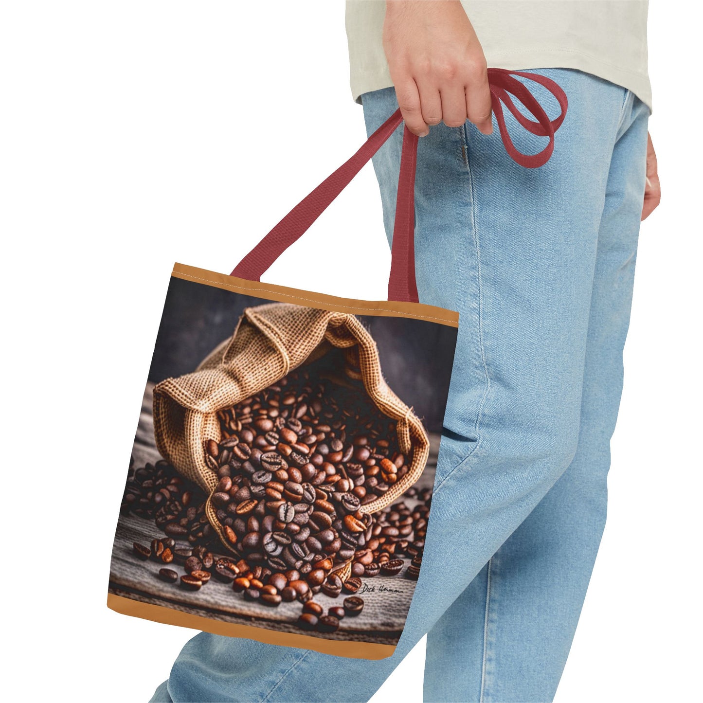 Coffee Beans Tote Bag (AOP)