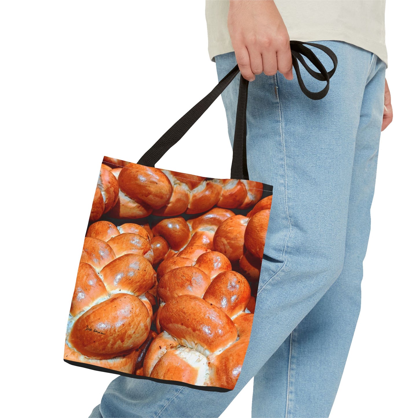 Braided Bread Tote Bag (AOP)