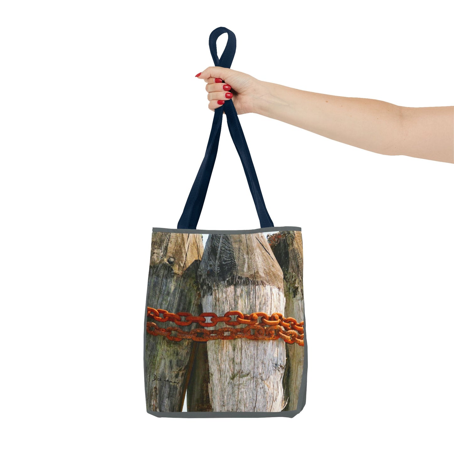 Chained Piles Tote Bag