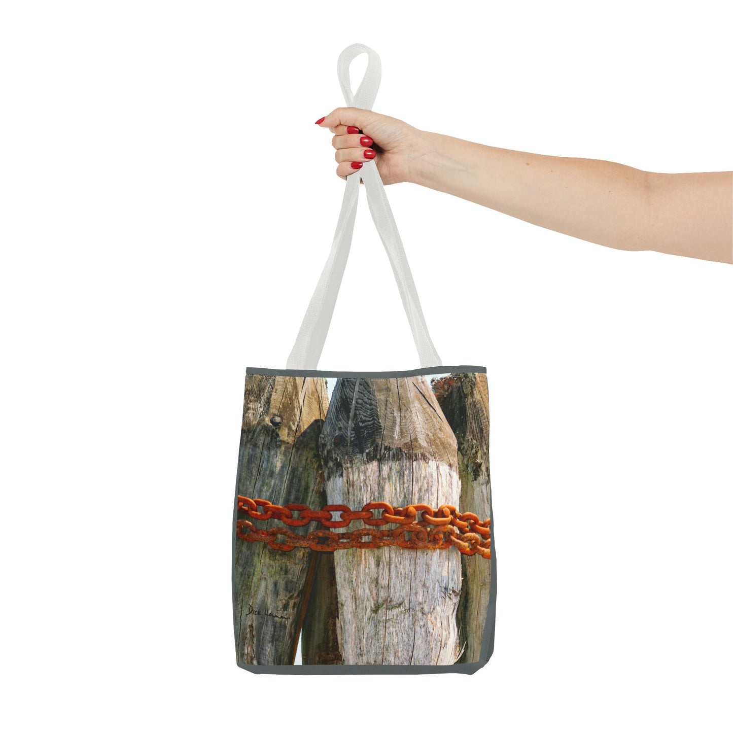 Chained Piles Tote Bag
