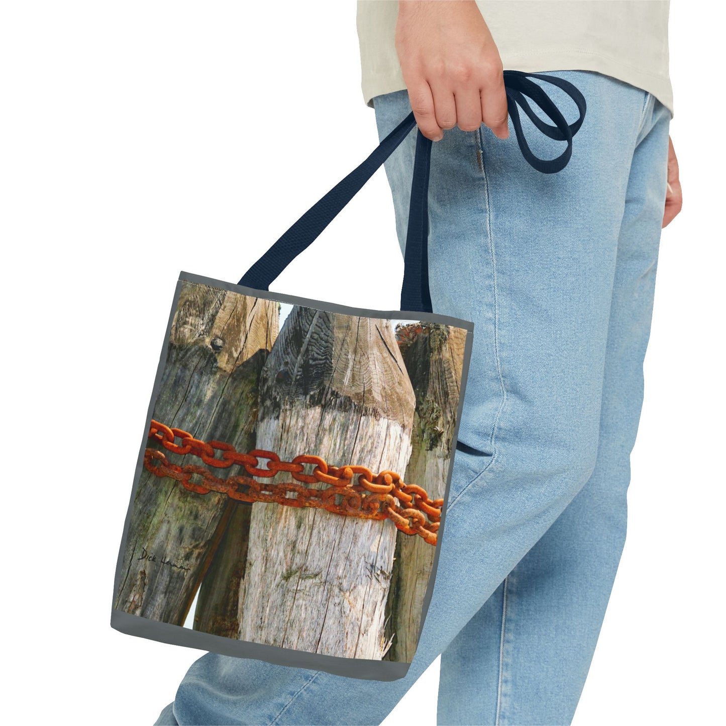 Chained Piles Tote Bag