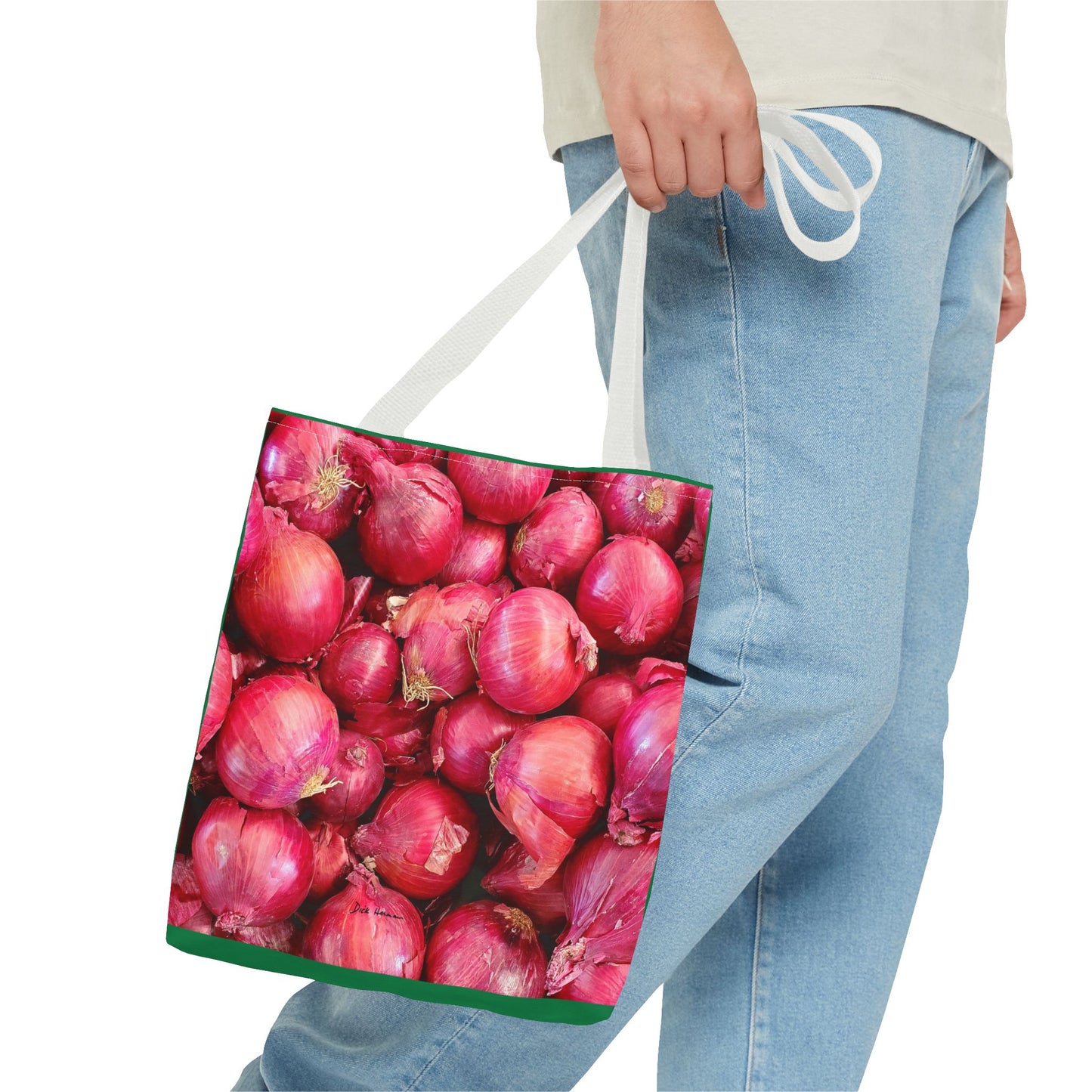 Red Onions Tote Bag (AOP)