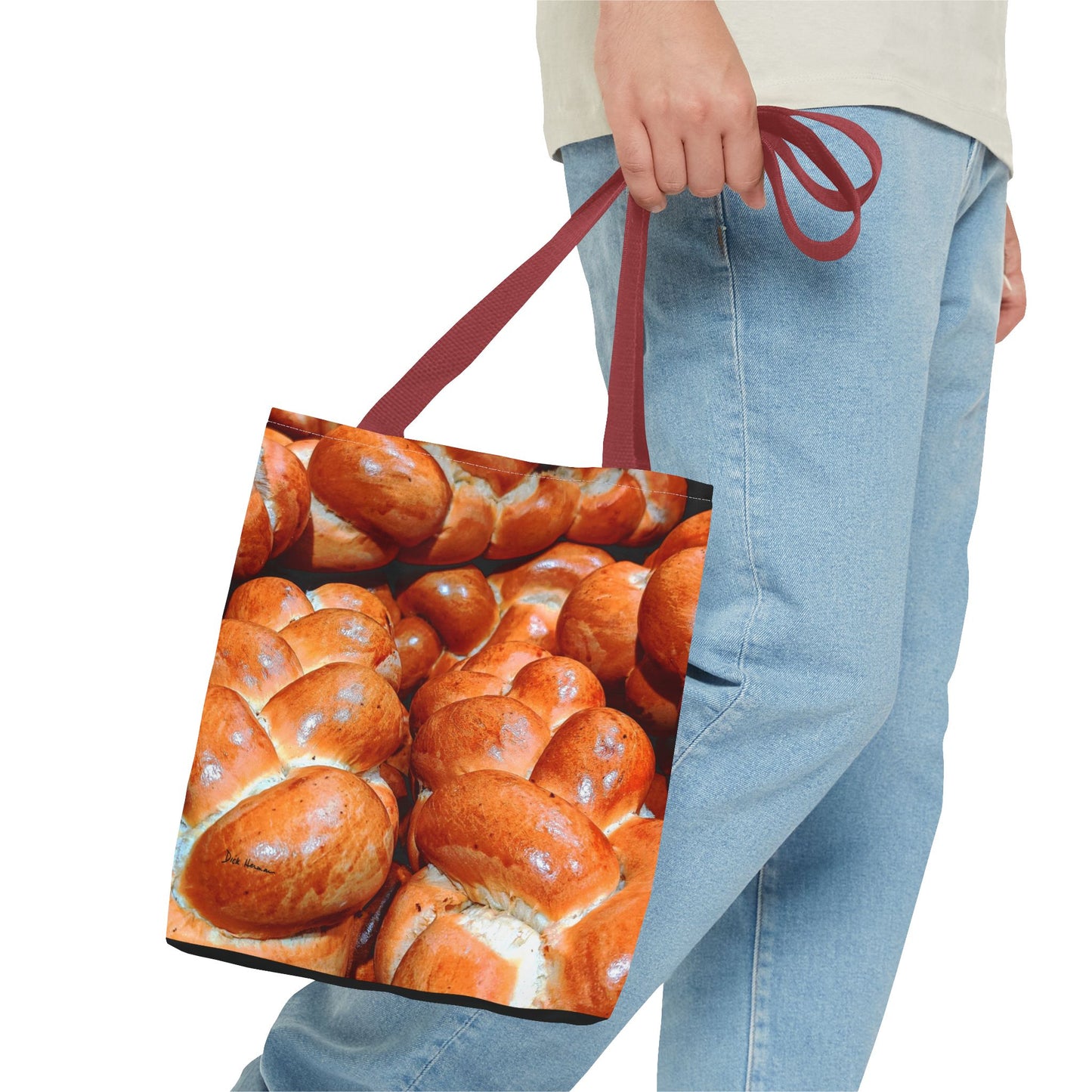 Braided Bread Tote Bag (AOP)