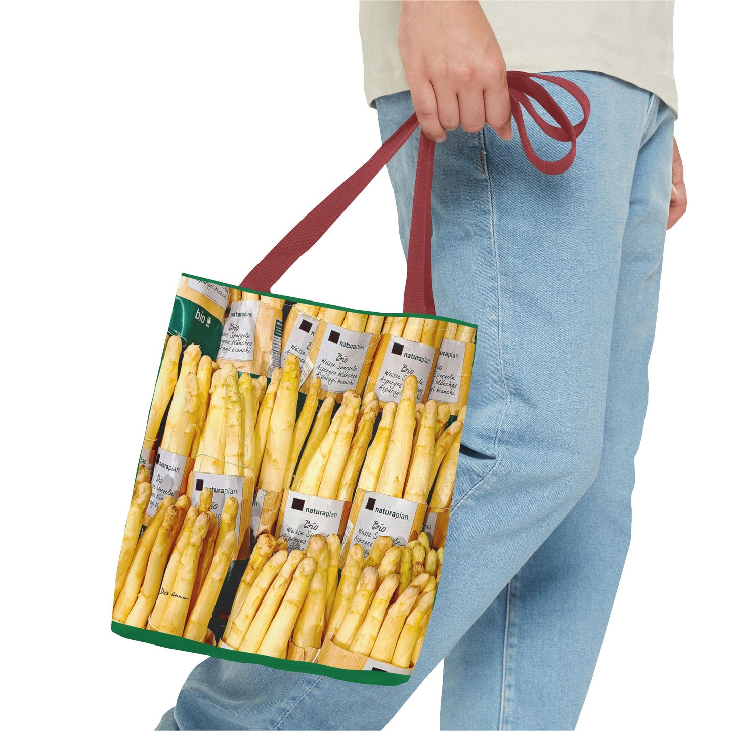 White Asparagus Tote Bag (AOP)