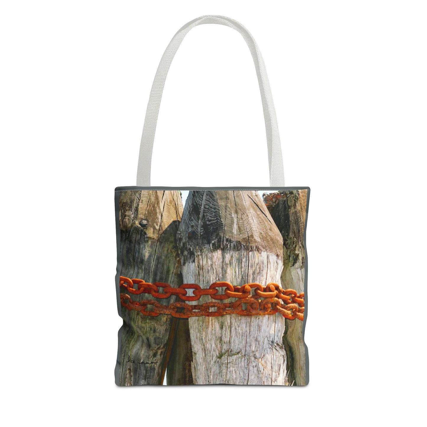 Chained Piles Tote Bag