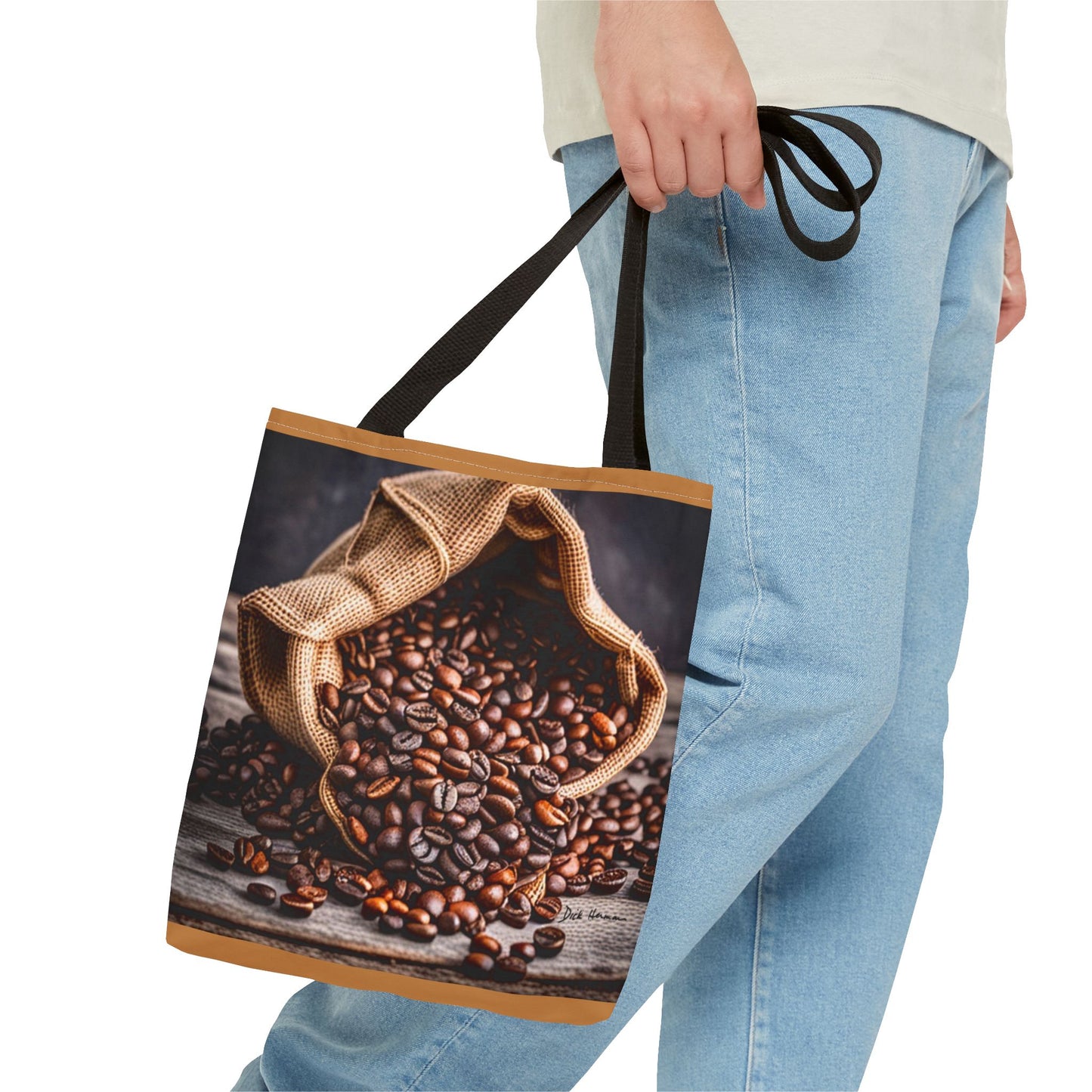 Coffee Beans Tote Bag (AOP)